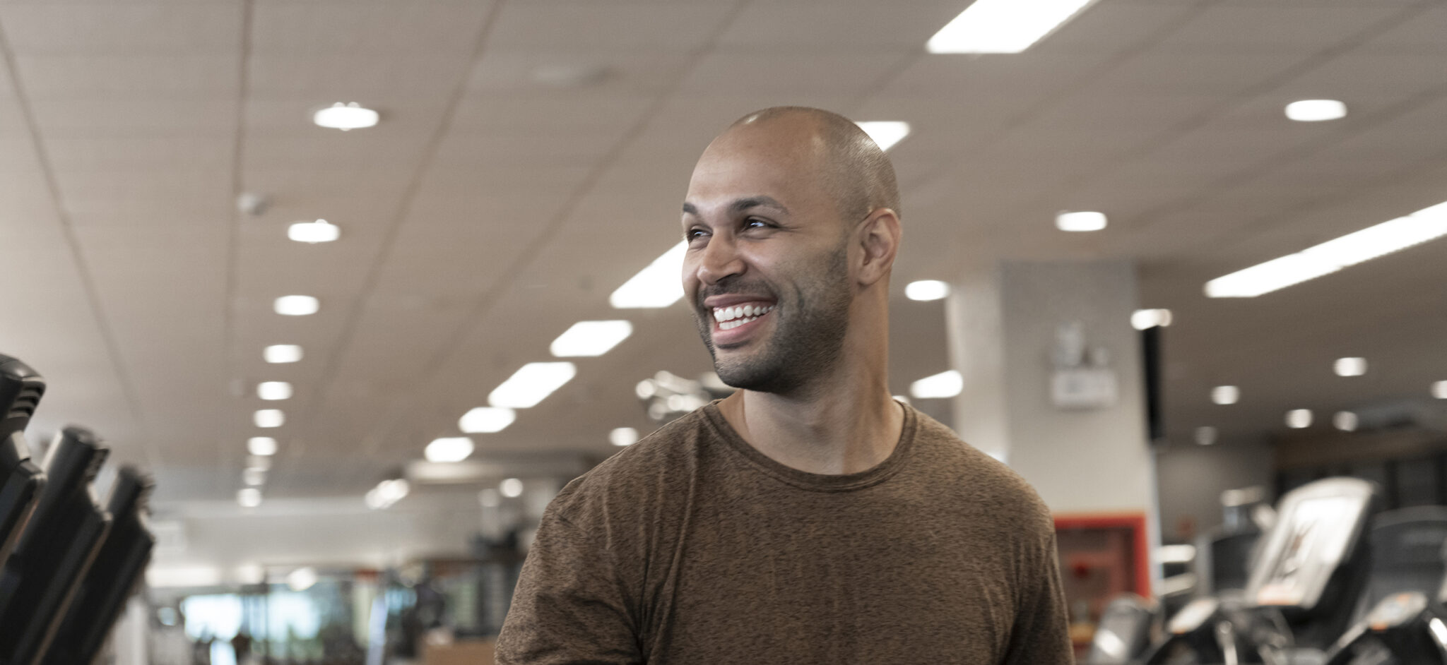 Image of a man at the gym